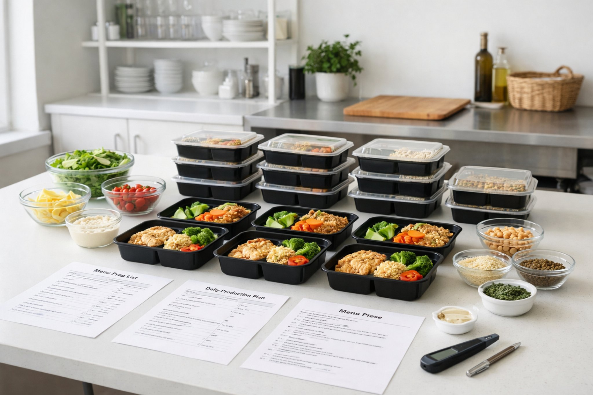 [Fyrirsjáanleg]{class="text-primary"} hádegisverðarþjónusta